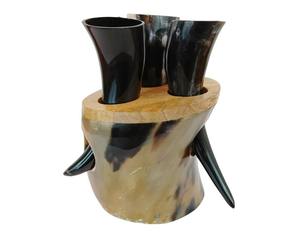 <b>Drinking</b> Horn with <b>Stand</b> with <b>stand</b> <b>Drinking</b> Horn Authentic <b>Drinking</b> Horn for Beer Mead Whiskey and Decor from India - Product Image 6
