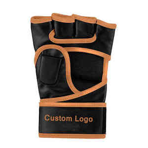 Guantes de MMA de Cuero Personalizables, Guantes de Artes Marciales Mixtas de Medio Dedo, Antideslizantes, Transpirables, para Entrenamiento de Artes Marciales, Venta al Por Mayor - Product Image 4