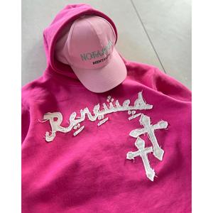 เสื้อฮู้ดดี้ทรงโอเวอร์ไซส์ผ้าฝ้ายเฟรนช์เทอร์รี่ 100% สำหรับผู้ชาย ตกแต่งโลโก้ตามสั่ง ซิปหน้า ไหล่ตก ทรงหลวม ซักย้อมสีแบบแอซิดวอช เหมาะสำหรับฤดูใบไม้ร่วง - Product Image 2