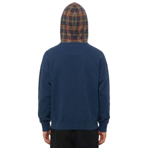 Nouvelle arrivée : Sweat à capuche court zippé pour homme, 100 % coton French Terry, patchwork, color block, à carreaux, veste streetwear personnalisée - Product Image 3