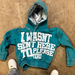 Winter Warm <b>Cropped</b> Hoodie <b>Men</b> Thick Fleece Boxy Fit Long Sleeve Pullover Outdoor Streetwear Hoodie <b>Top</b> - Product Image 1