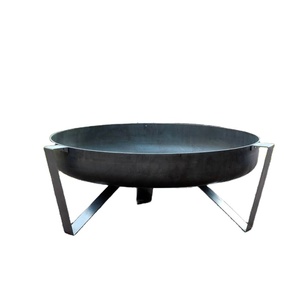 Estufa de Leña Portátil de Tres Patas Linea Exports Inc, Mesa para Fogatas, Tamaño Personalizable, Estilo Rústico Ecológico, Acabado en Polvo - Product Image 1