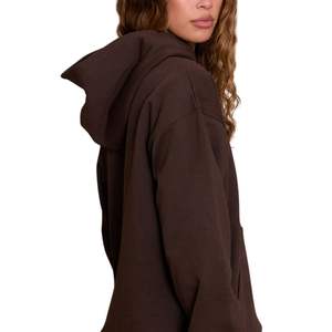 Custom Heavyweight Oversized Women Hoodie <b>100</b>% Cotton French Terry Sweatshirt with Front Pocket Private Label OEM - Product Image 3