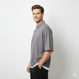 Chemises polo pour hommes, haute performance, manches courtes, coupe classique, t-shirt polo pour hommes, haute qualité, personnalisable, été, respirant - Product Image 5