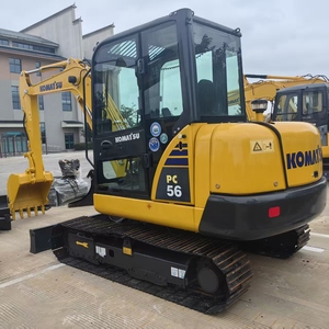 <span class=keywords><strong>Mini</strong></span>-excavatrice Komatsu PC56 <span class=keywords><strong>d</strong></span>'occasion, 5,6 tonnes, 95 % neuve, <span class=keywords><strong>d</strong></span>'origine agricole, <span class=keywords><strong>prix</strong></span> abordable avec certifications EPA et CE - Product Image 1