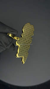 Lettre personnalisée Hip Hop pendentif personnalisé lettre porte-bonheur hommes Hip Hop numéro pendentif diamant glace Hip Hop bijoux en argent Sterling IGI - Product Image 6