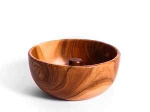 Colección de Cuencos Porta Incienso de Madera de Acacia Ecológicos de Lujo, Hechos a Mano, Marca Orion Handicraft, para Yoga y Meditación - Product Image 3