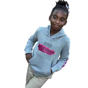 Sudadera con capucha para jóvenes Jack and Jill, color gris, con estampado gráfico You Are The Future, sudadera con capucha elegante para niños, sudadera juvenil cómoda y moderna - Product Image 5