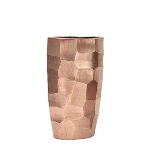 Vase à fleurs en métal élégant et de haute qualité pour les arrangements floraux à domicile et la décoration élégante sur les tables centrales et les espaces de bureau - Product Image 2