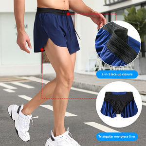 Pantalones Cortos Deportivos para Hombre, Cintura Media, Secado Rápido, para Maratón, Fitness, Jogging, con Cordón Ajustable, Bolsillo para Teléfono, Estilo Golf - Product Image 3