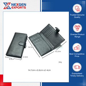 Profesionales en la Venta de Fundas para Chequera de Cuero PU Personalizadas Hechas a Mano de Primera Calidad para Uso Comercial y de Oficina - Product Image 2