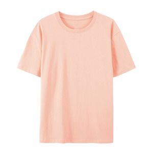 Camiseta de Manga Corta para Hombre, Cuello Redondo, 100% Algodón, Color Rosa, Corte Regular, Informal - Product Image 1
