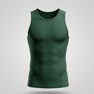 Débardeur de sport respirant en tricot pour homme, idéal pour la musculation, avec logo personnalisé - Product Image 2