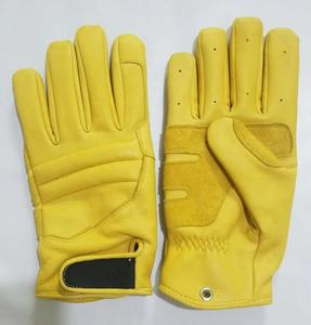 Guantes de cuero de piel de cabra amarilla 2025, guantes de trabajo de seguridad de utilidad con estilo mecánico en vivo, venta al por mayor para uso en exteriores - Product Image 2