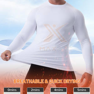 Camisetas de Compresión de Último Diseño de Fabricante Pakistaní, Camisetas de Compresión para Hombre de Spandex y Poliéster - Product Image 5