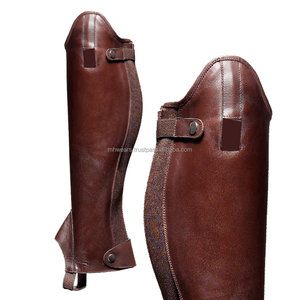 MH Wholesale - Polainas de Cuero para Montar a Caballo, Polainas Ecuestres Personalizadas - Product Image 5
