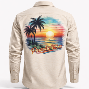 Chemises à manches longues en polyester personnalisées en gros pour hommes - Fabricant OEM et fournisseur direct d'usine - Product Image 2