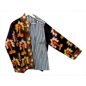 เสื้อแจ็คเก็ตผ้าคอร์ดูรอยปักลายซูซานีสำหรับผู้หญิง งานแฮนด์เมด แต่งลายดอกไม้ คอจีน สไตล์โบฮีเมียน เสื้อโค้ทฤดูหนาวน้ำหนักเบา เหมาะสำหรับใส่ในฤดูใบไม้ร่วง - Product Image 1