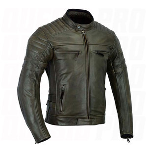 Mens Slim Fit Cool Motorcycle <b>Jacket</b> Winter Coat Stand Collar Zipper Closure Black Red PU Leather <b>Biker</b> <b>Jacket</b> Striped Pattern - Product Image 2