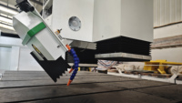 Máquina de Corte de Piedra CNC de Cinco Ejes LD-Tech con Servomotor y Bomba, Fácil de Operar para Mármol y Granito