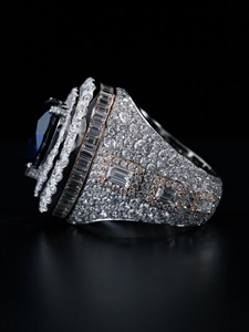 High Quality Hip Hop Iced Out VVS Moissanite Diamond <b>Rings</b> Women <b>Men</b> Heart Design Jewelry 925 Sterling <b>Silver</b> <b>Rings</b> <b>Men</b> - Product Image 2