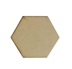Posavasos de MDF con Forma Hexagonal, Posavasos Clásicos Promocionales de MDF con Acabado Brillante, Precio Más Bajo - Product Image 1