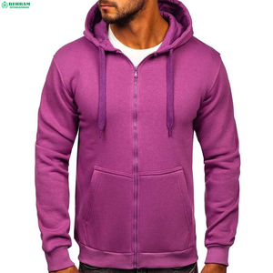 Top Best Quality Design Zipper Hoodies for Men Custom Logo 100% cotton Unisex Blank Plain 350 GSM Zipper Hoodie & Sweatshirts - Product Image 1