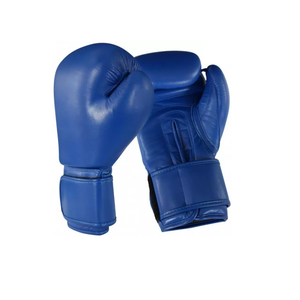 Guantes de Boxeo de Cuero Azul WARPRO INDUSTRY, Cierre Completo con Cremallera, Protección UV, Personalizables, con Cierre de Gancho y Bucle, Unisex para Adultos - Product Image 5