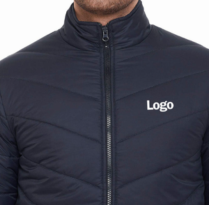 Winter Down <b>Jacket</b> Fashionable Lightweight Stand Collar Waterproof Zipper Closure Puffer <b>Jacket</b> Men - Product Image 3