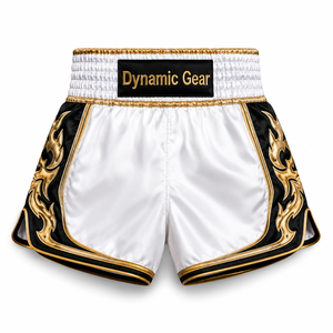 Shorts de kickboxing et de Muay Thai, nouvelle collection, haute qualité, couleur unie, pour adultes, personnalisables. - Product Image 2