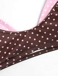 Ensemble bikini colorblock pour femme, maillot de bain 2 pièces à nouer sur le côté, fournisseur en gros - Product Image 3