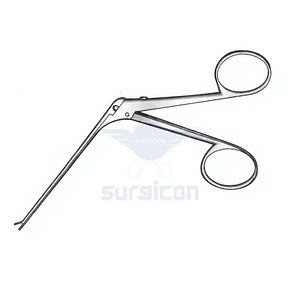 Pinzas Microquirúrgicas para Oído, Lado Derecho, con Longitud de Eje de 110 mm, Longitud de Copa de 0.6 mm y Ancho de Copa de 0.5 mm, Instrumento Quirúrgico de Precisión para Otorrinolaringología - Product Image 3