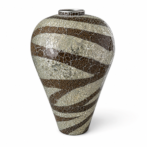 Handmade Decorative Glass Mosaic <b>Vase</b> Elegant Tabletop Flower <b>Vase</b> for Living Room Office Wedding Centerpiece Home Decor - Product Image 1