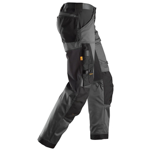 Pantalon de travail personnalisé, pantalon de sécurité pour la construction, coupe-vent, respirant, certifié CE, unisexe, lavé - Product Image 5