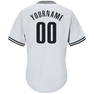 Maillot de baseball personnalisé Elite à manches courtes, col en V, bordure contrastante, numéro de joueur personnalisé, fournisseur de vêtements de sport pour clubs - Product Image 4