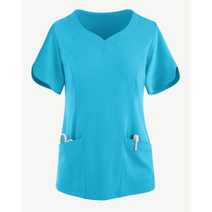 Uniformes Médicos Unisex Premium 2024, Blusas de Trabajo Médicas, Mezcla de Algodón, Tela Twill, Elásticas en 4 Direcciones, con Detección de Agujas, Uniformes de Enfermería para Hospital, Doctor - Product Image 3