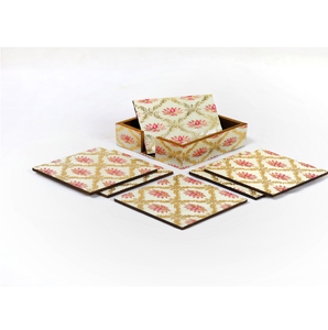 Posavasos de MDF con Diseño Elegante y Estampado en Esmalte, Posavasos Redondos de MDF de Primera Calidad para Bebidas - Product Image 4