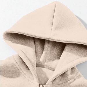 เสื้อฮู้ดซิป ¼ ตัว ผ้าฟลีซคอตตอน 100% คุณภาพสูง ปักลายสำหรับฤดูหนาว ทรงโอเวอร์ไซส์สำหรับผู้ชาย ราคาถูกที่สุด MOQ ต่ำ - Product Image 3