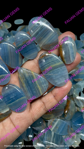 FAIJAN GEMS Pierre naturelle de calcite bleue faite à la main, très vendue, pour la décoration intérieure, artisanat, toutes formes, pour la fabrication de bijoux et pendentifs - Product Image 2