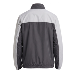 Veste coupe-vent pour homme, style sport, à manches raglan contrastées, col montant, color block, pour l'entraînement en salle de sport - Product Image 4