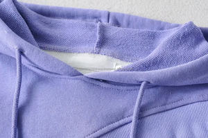 Sudadera Corta Personalizada OEM Más Vendida, Fabricante de Sudaderas Cortas de Color Personalizado para Mujer, Sudadera de Moda - Product Image 3