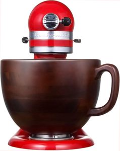 ด้ามจับชามไม้ KitchenAid รุ่นโมเดิร์น เป็นมิตรกับสิ่งแวดล้อม ทำด้วยมือ ตกแต่งบ้าน ใช้บนโต๊ะอาหาร |   ของขวัญวันเกิดและวันดิวาลี |   ขายส่งจำนวนมาก - Product Image 1