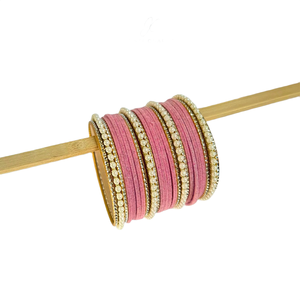 SHOPPIST INTERNATIONAL Women's Fashion <b>Bangles</b> Set Colorful Trendy Stackable Modern Stainless Steel Silver Plated Pearl Wedding - Product Image 4