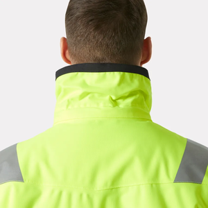 Combinaison de sécurité personnalisée en usine, haute visibilité, ignifuge, coupe-vent, respirante, protection de niveau B, travaux de construction hivernaux - Product Image 5