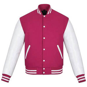 High Quality Breathable Varsity <b>Jacket</b> Men <b>Leather</b> Custom Baseball Letterman Unisex Front Logo - Product Image 6