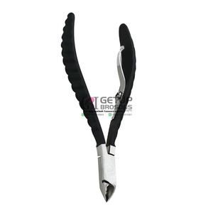 High Quality Black Powder coating And silver style cuticle Nail Nippers Stainless Steel with colors/Logo - Product Image 6
