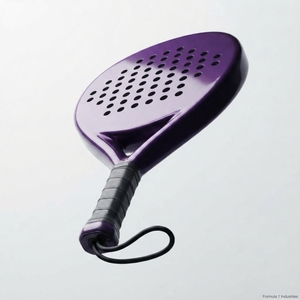 Raquette de padel de compétition en fibre de carbone et graphite, légère, avec noyau en EVA, cadre durable, face texturée, puissance équilibrée - Product Image 3