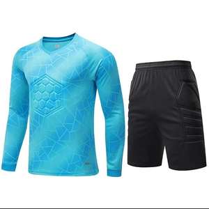 Uniforme de Portero Personalizado para Hombre y Mujer, Conjunto de Jersey de Portero de Fútbol con Coderas Acolchadas y Pantalones Cortos, Ropa Deportiva de Fútbol al Por Mayor OEM - Product Image 6