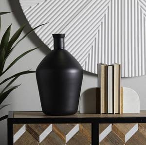 Vase en argile noire moderne en gros |   Vase à fleurs mat de style industriel, centre de table décoratif pour mariages et événements à domicile - Product Image 5