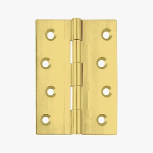 Bisagras de Puerta de Latón Sólido con Acabado Cromado Dorado, Diseño Moderno, 1 Año de Garantía, Fácil Instalación, Disponibles en Diferentes Tamaños, Estilo Indio - Product Image 2